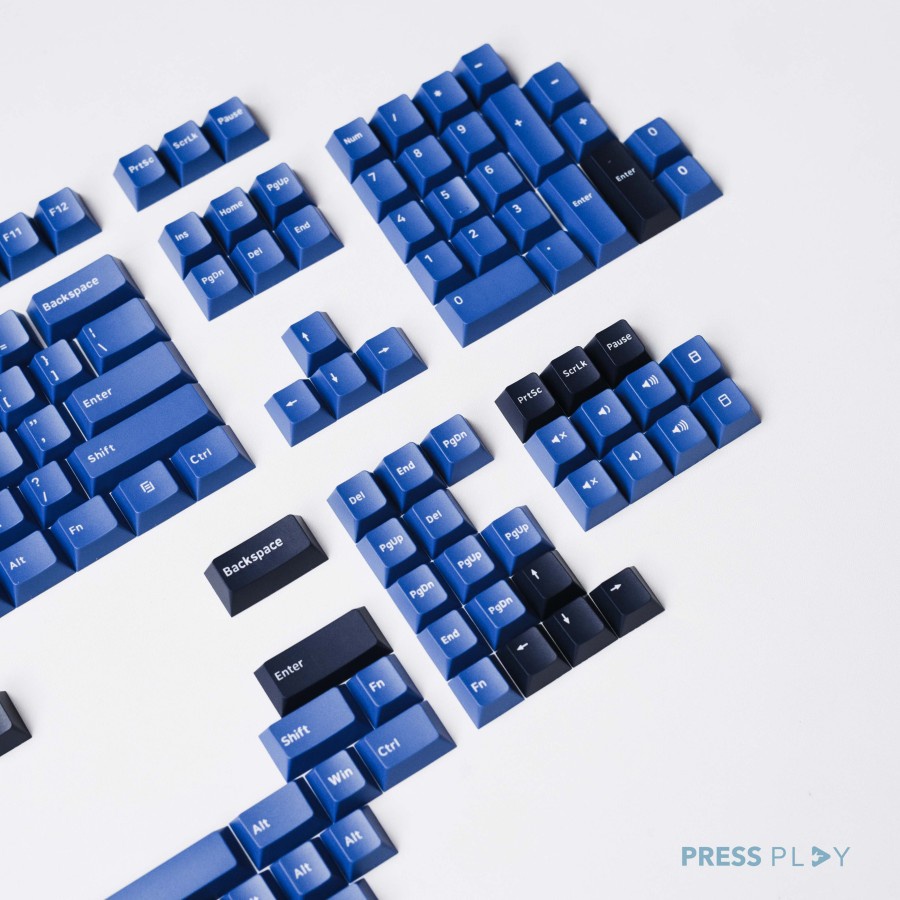 Press Play Ebisu PBT Double Shot Keycaps 171 set Cherry Profile