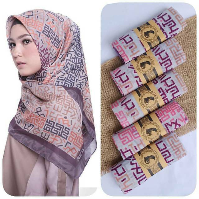 HIJAB SEGI EMPAT DENAY KW EGYPTIAN KERUDUNG JILBAB VOAL PREMIUM