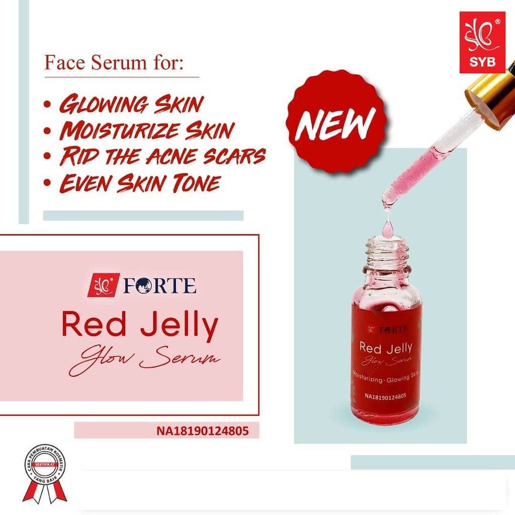 SYB RED JELLY GLOW SERUM ORIGINAL SYB FORTE