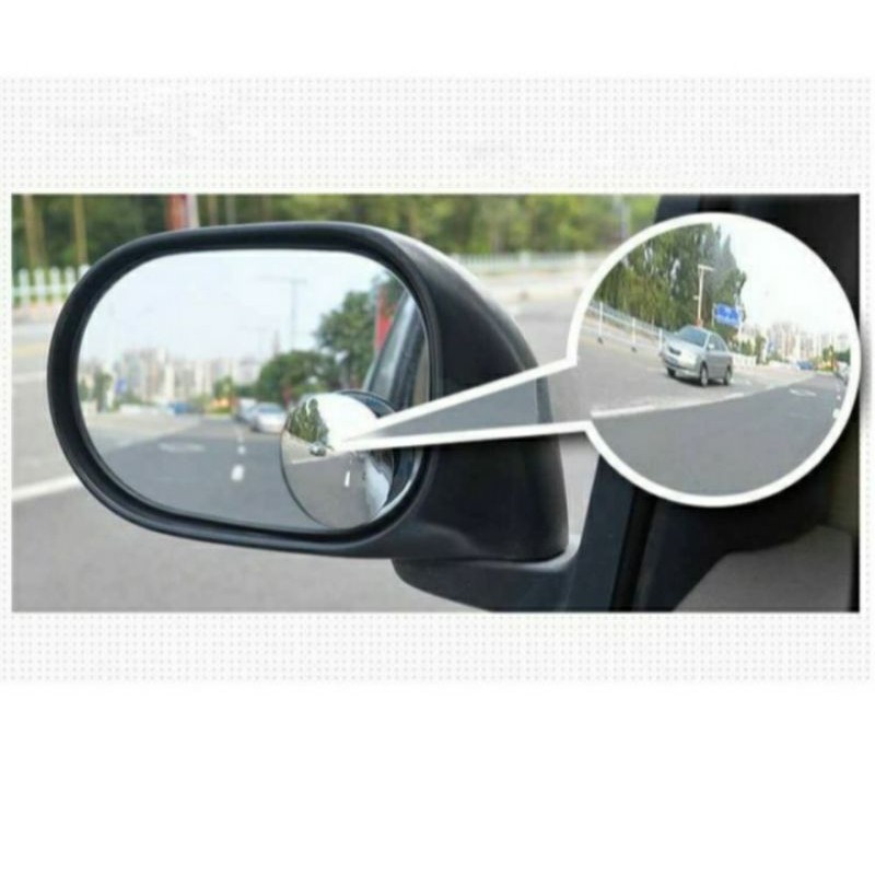 Kaca Cembung Spion Motor Mobil Blind Spot 2pcs