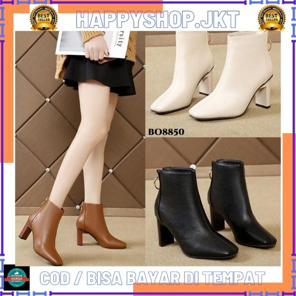 HS /  Sepatu Boots Wanita Hak Tinggi Fashion Premium Quality 234