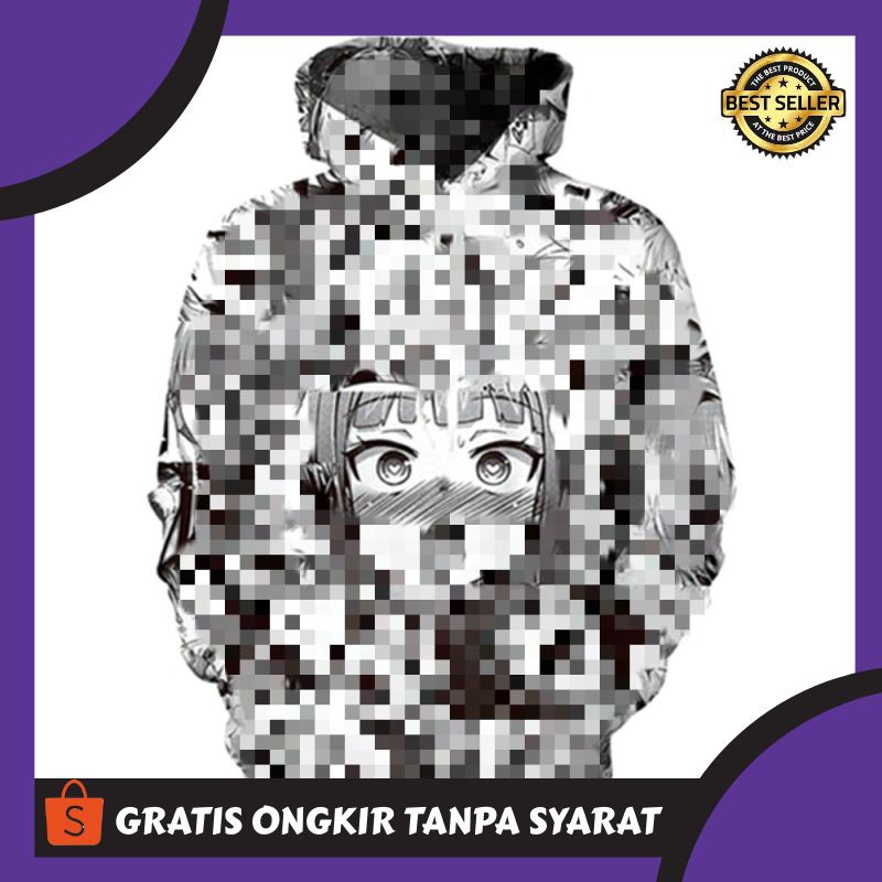 ahegao supreme hoodie