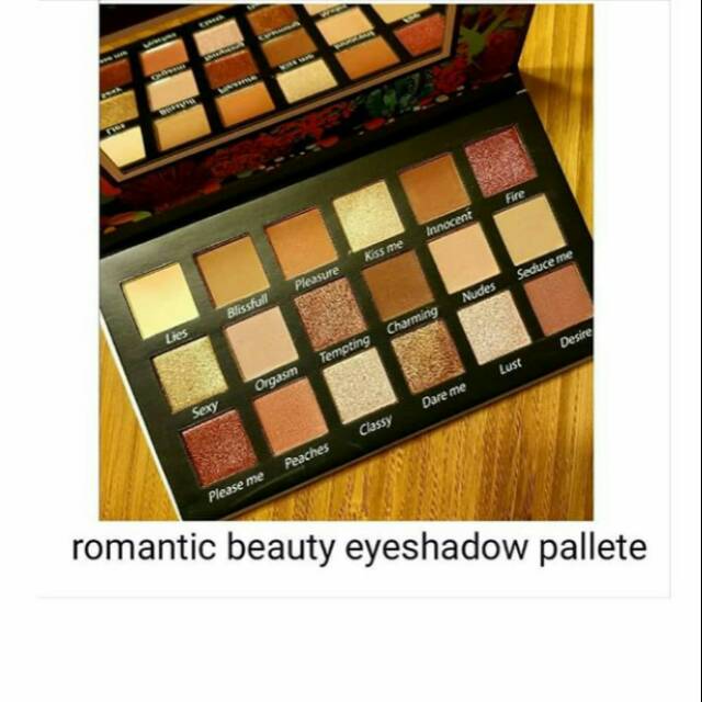 Romantic beauty eyeshadow pallet