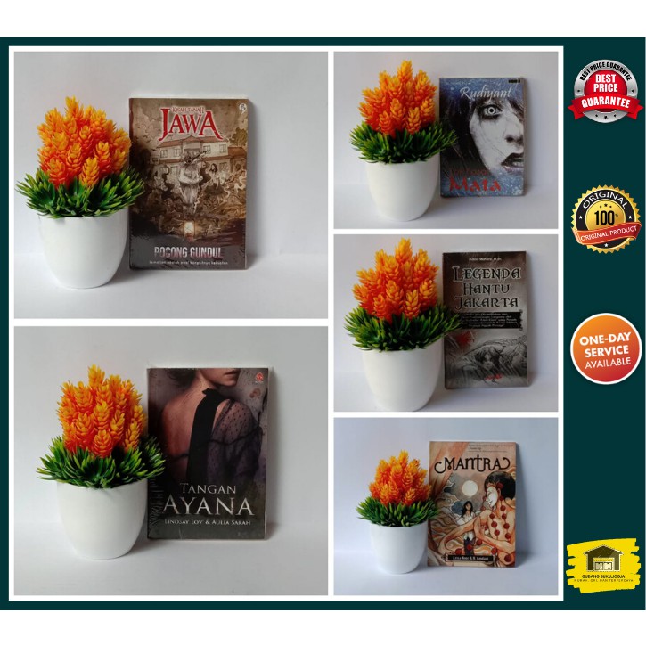 PAKET 5 BUKU Novel Horor Kisah Tanah Jawa Pocong Gundul (3)