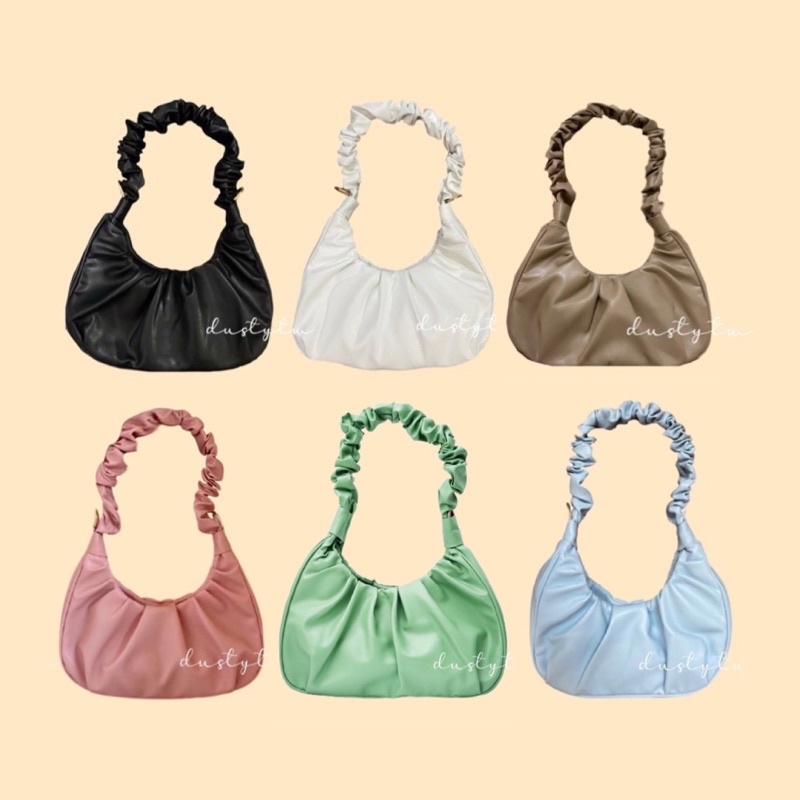 Cloudy Bag / Sling bag Tas Bahu Kerut Tas Wanita Korean Style Bag