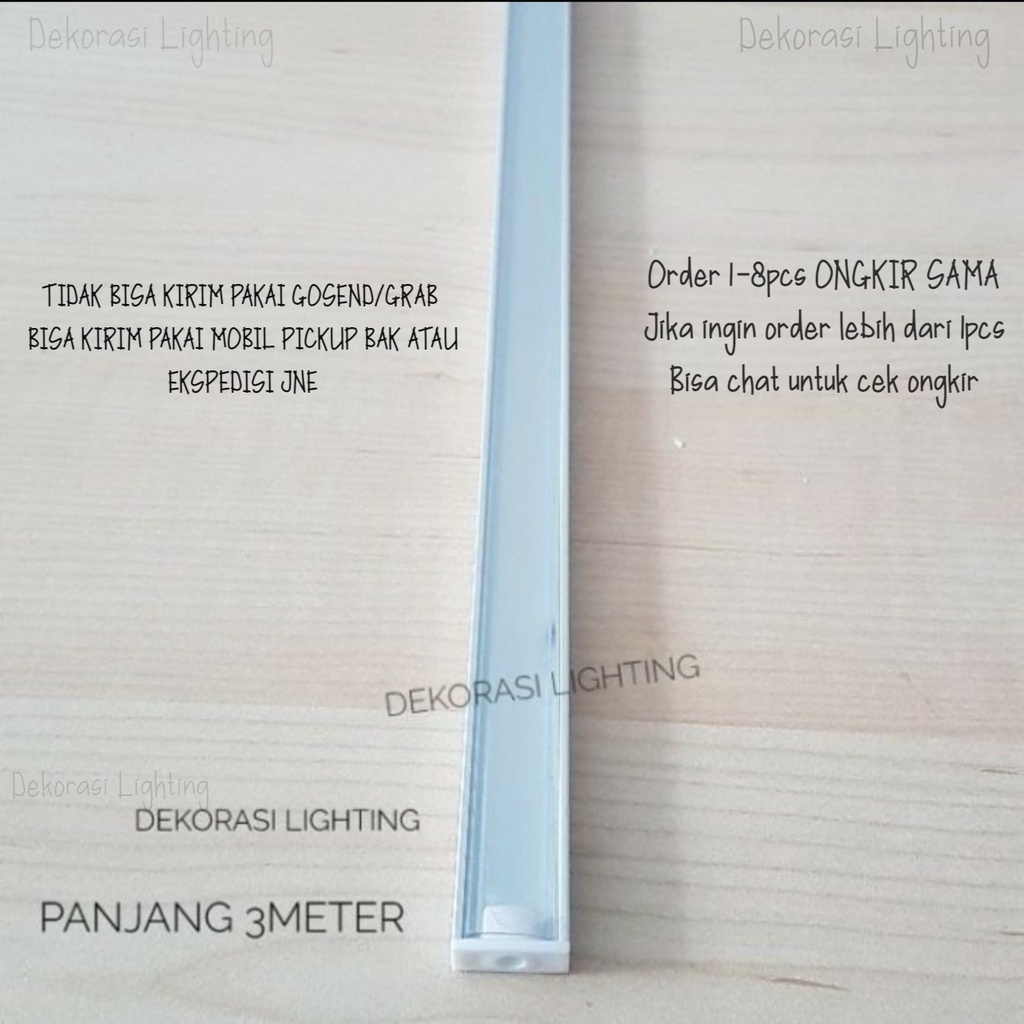 kap batangan 3meter kap housing rumah strip pasang plafon list