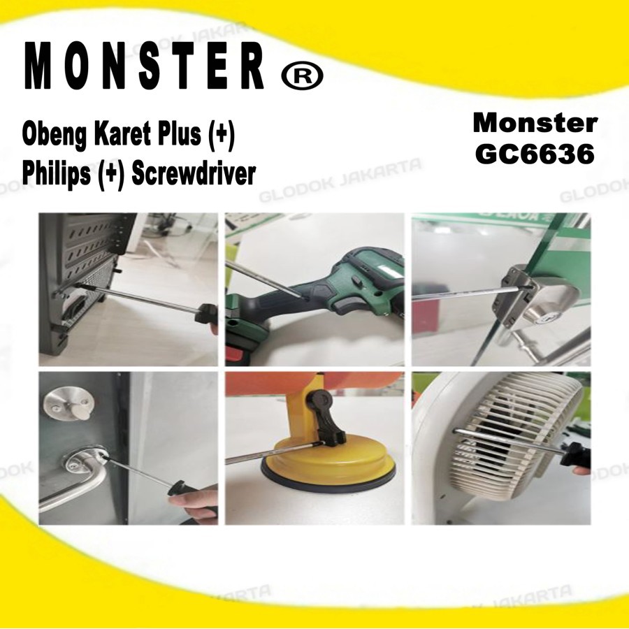 Obeng Plus 6x300mm MONSTER GC6636