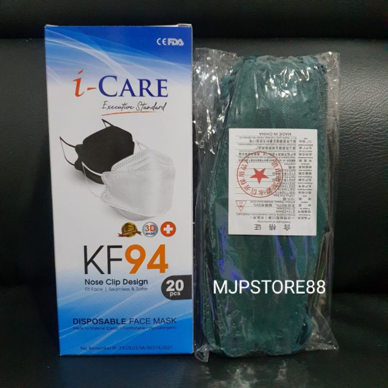 Masker KF94 4Ply  Icare Evo Warna 1Box Isi 20Pcs