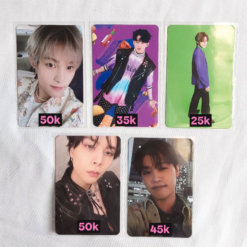 PC MARK AR CLIP HOT SAUCE YUTA AR CLIP STICKER YANGYANG DEPARTURE JOHNNY STICKER TAEIL SEOUL CITY