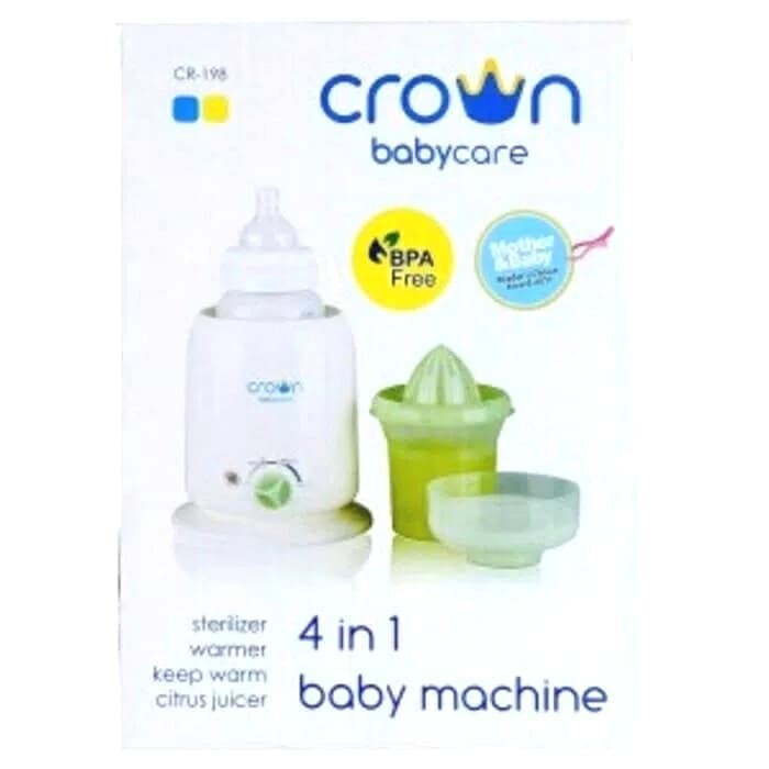 Crown 4 in 1 Fungsi Steril Keep Warmer Sterilizer Penghangat Susu Asi Bayi citrus juicer.