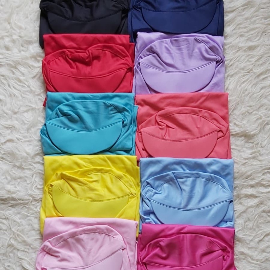 SD - Jilbab JILTOP anak bayi topi usia 0-3 th all size bahan Jersey balon adem