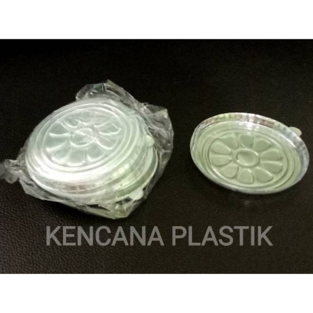 Tutup Gelas Plastik Es Krim Agar Puding 120ml 130ml @50Pcs