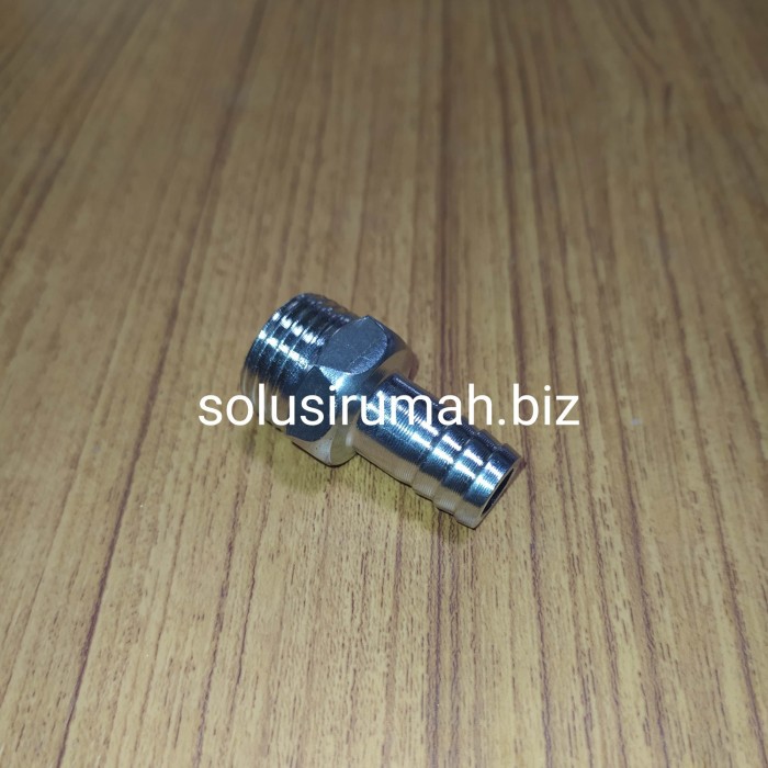 SDL 1/2 SELANG 1/2 13MM NEPEL SELANG SS HOSE CONNECTOR STAINLESS KING