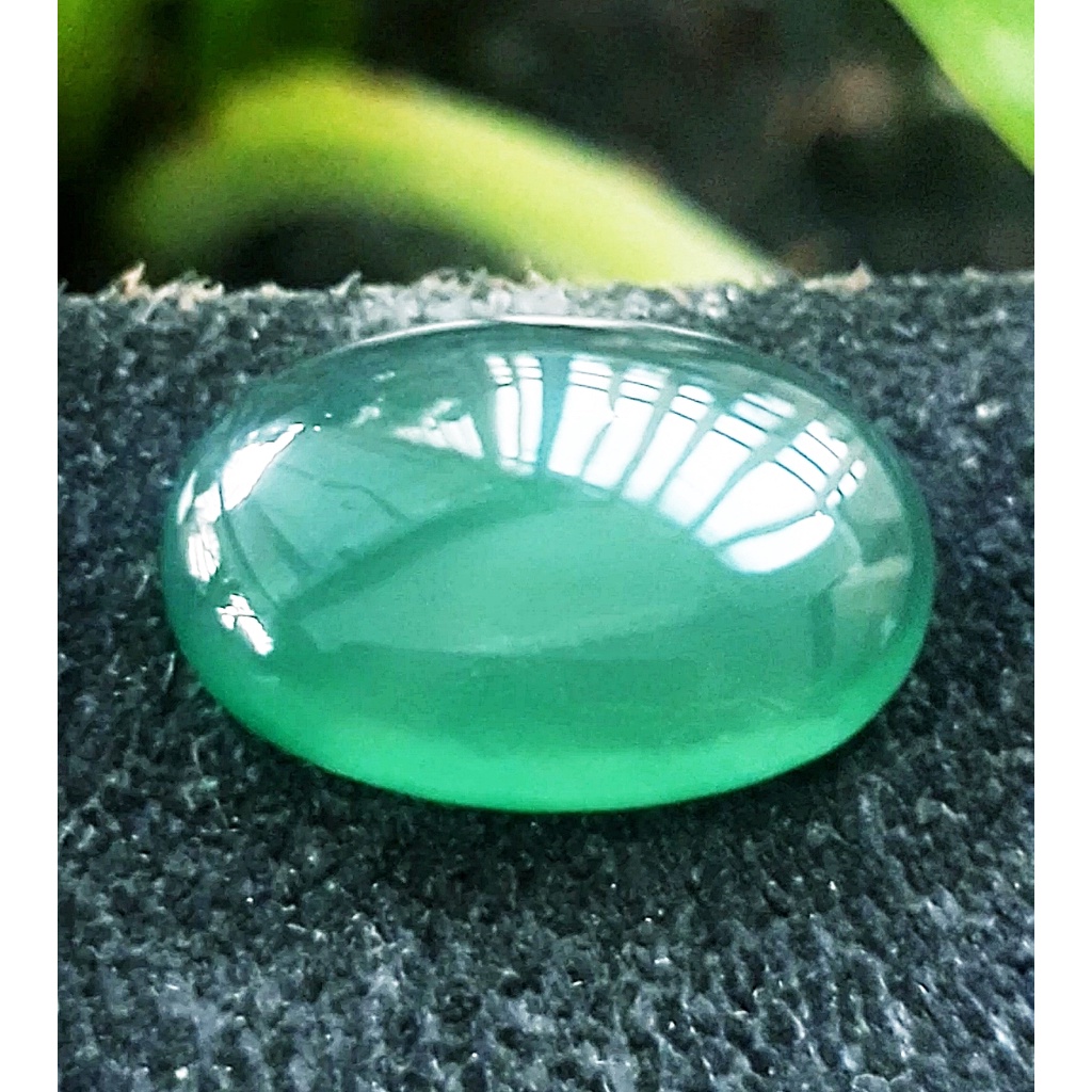 Natural Hijau Garut Darson super HQ batu akik size kantoran BONUS ring perak hk