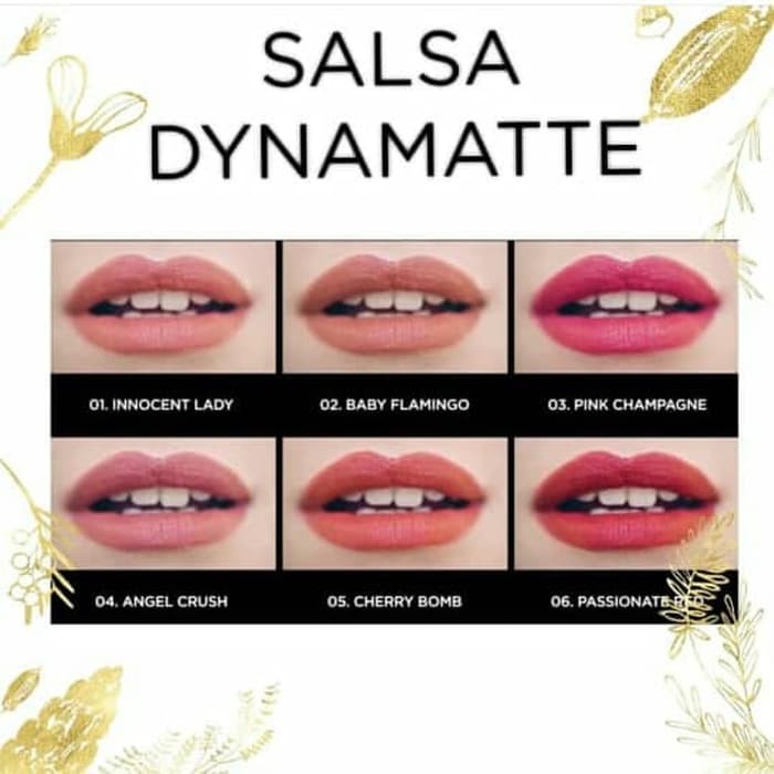 LIPSTIK SALSA LIP CREAM DYNAMATTE