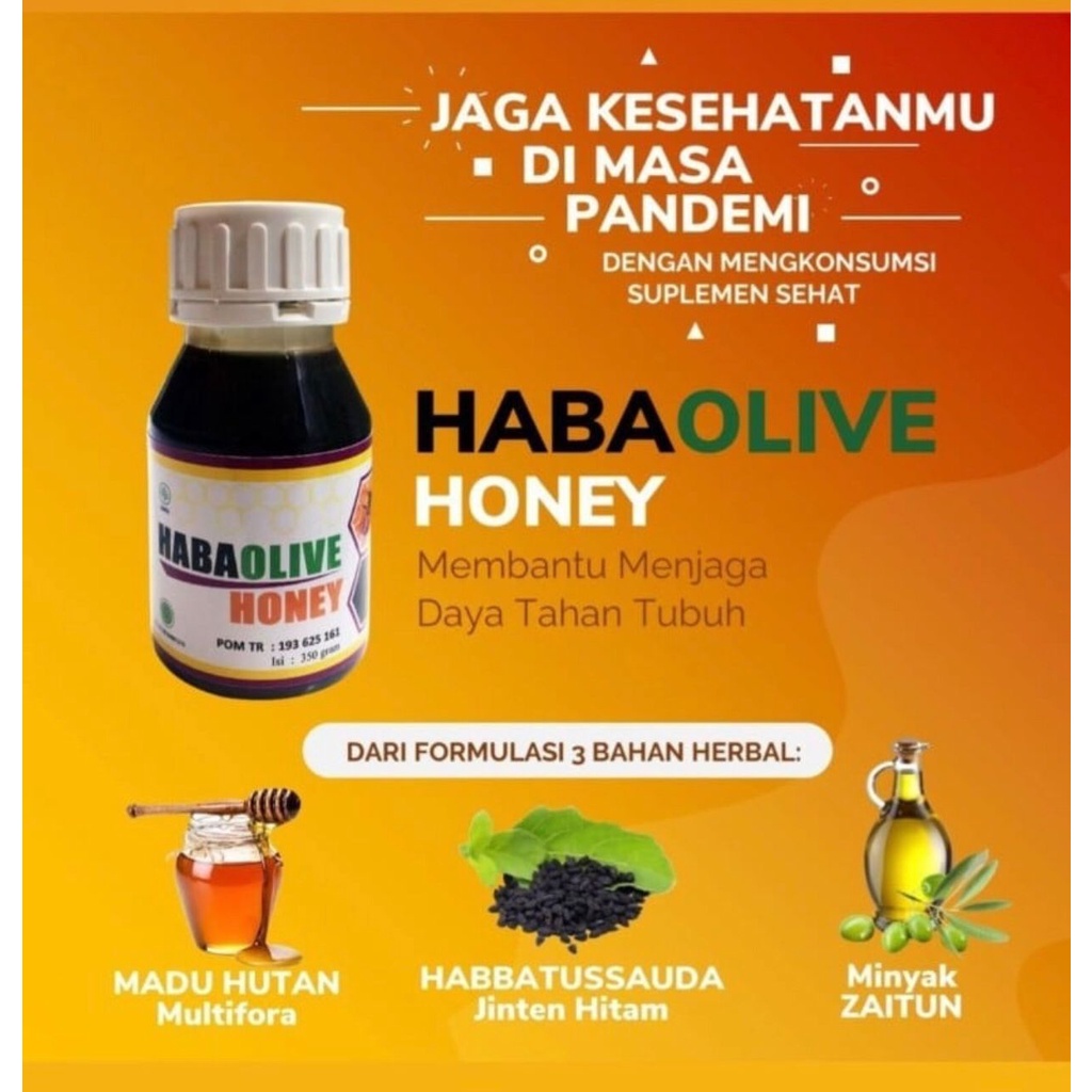 HABAOLIVE Habbatussauda minyak zaitun madu