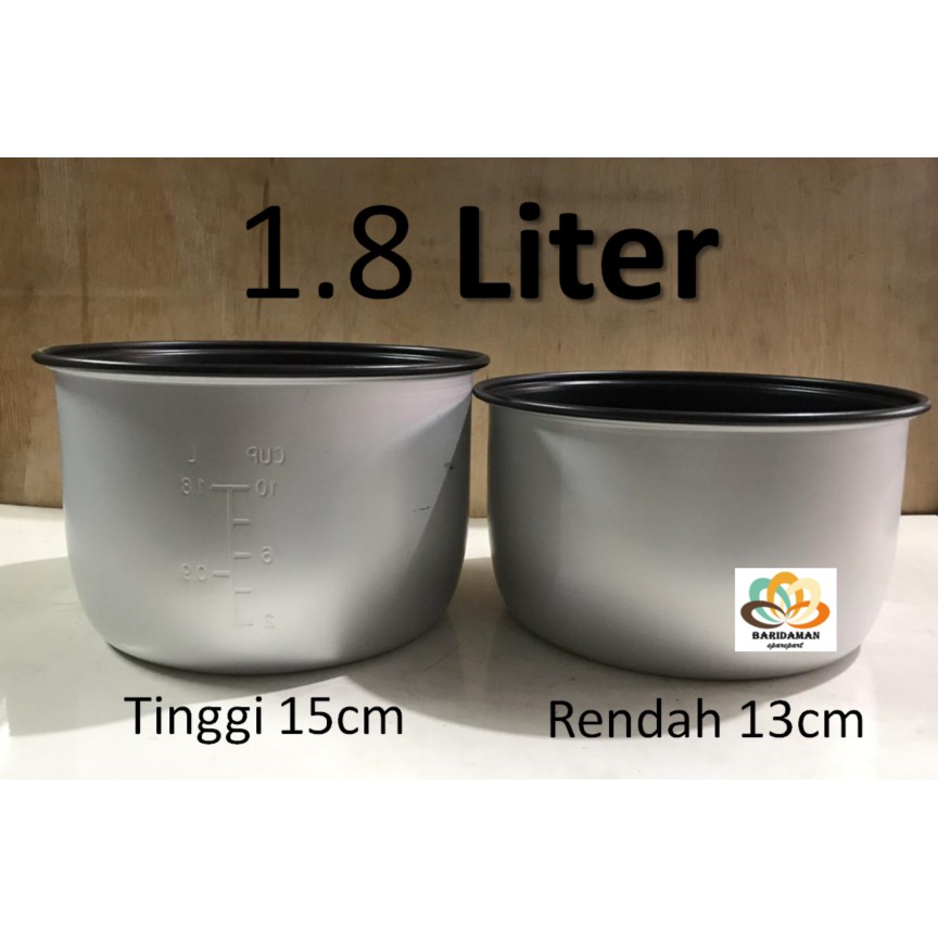 Panci rice cooker 1.8 liter