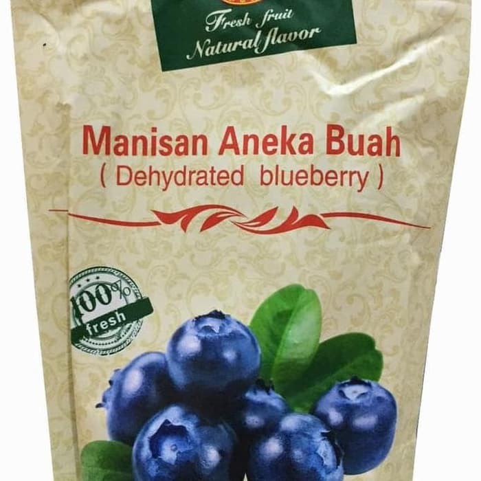 

Manisan Aneka Buah Dehydrated Blueberry Terjamin