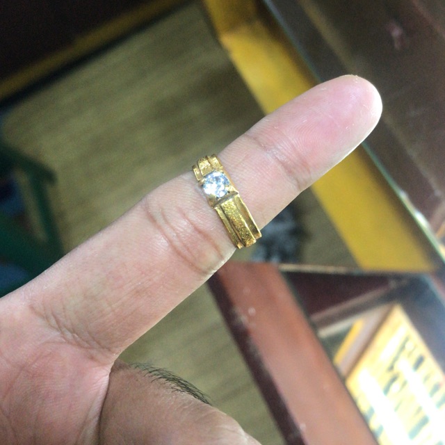 Cincin emas lapis 999