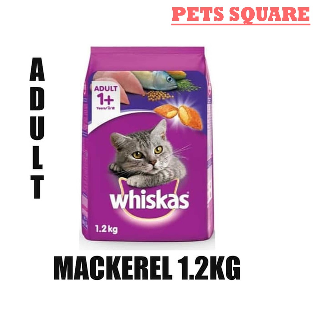 WHISKAS MAKAREL 1.2KG