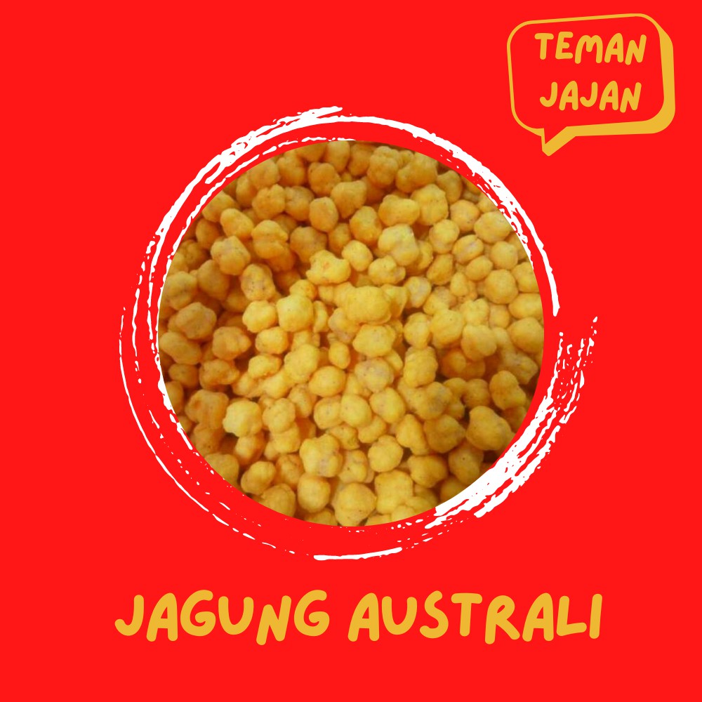 

temanjajan_ Cemilan Snack Renyah Jagung Australi Manis Gurih Spesial 250gr