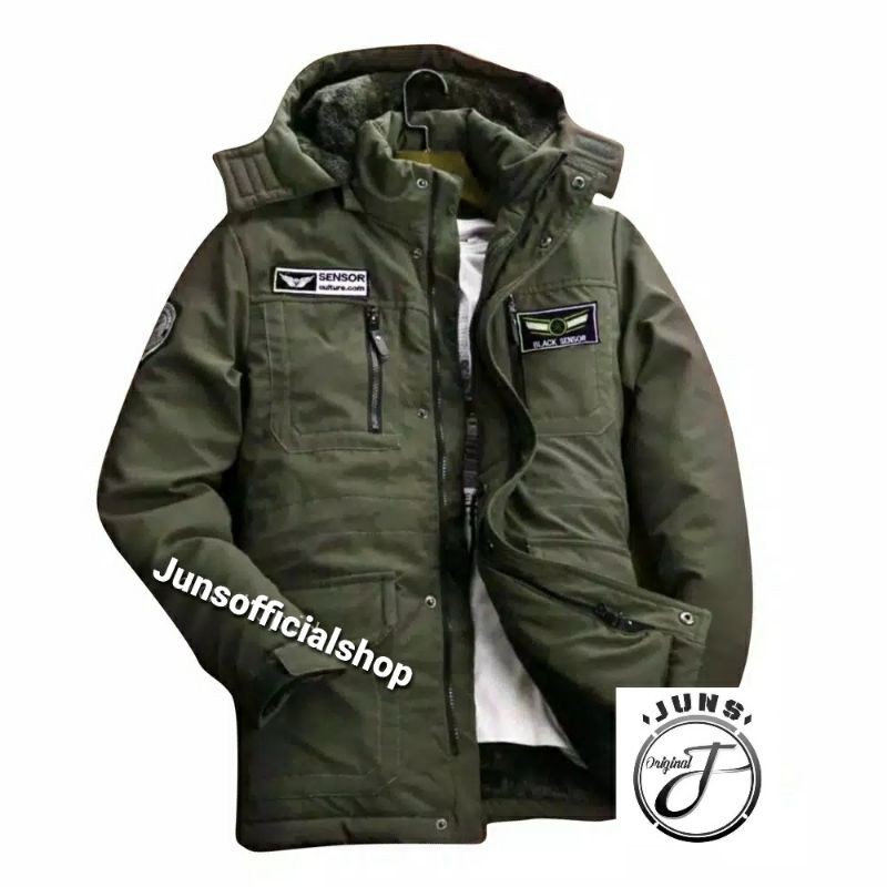 TERMURAH ! Jaket Pria Parka ELEGANT SENSOR ORIGINAL Distro Bandung / Jaket Parka / Jaket Gunung