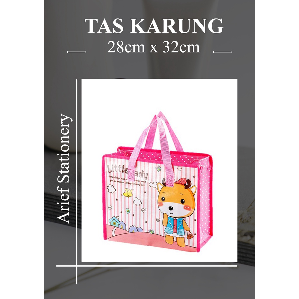 Tas Karung Serbaguna Tas Belanja Tas Loundry Ukuran 28cm x 32cm