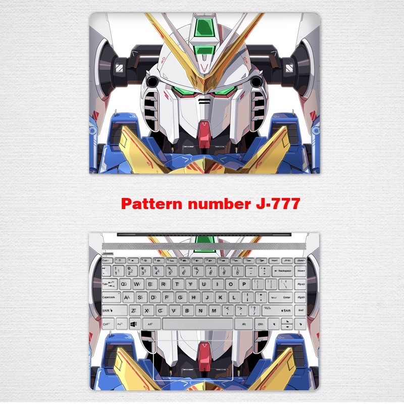 Gundam Stiker Komputer Laptop Skin Vinyl 2sisi Kulit Laptop Untuk 11.12.13.14 /15.17 Inch Universal Lenovo Y7000p 2020 Stiker Komputer Gunda Y7000 Notebook R7000 Shell Film Steel Warrior Gundna 14.6 Inch Sticker