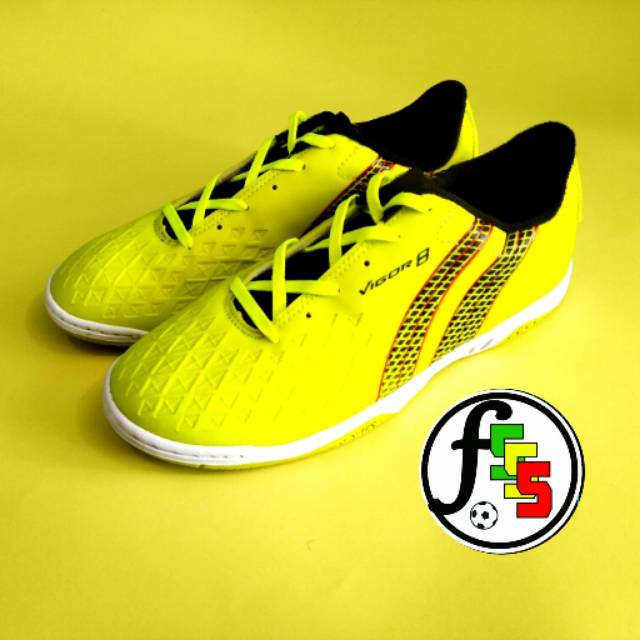 SEPATU FUTSAL THAILAND ORIGINAL PAN VIGOR 8 ELVALOY KUNING