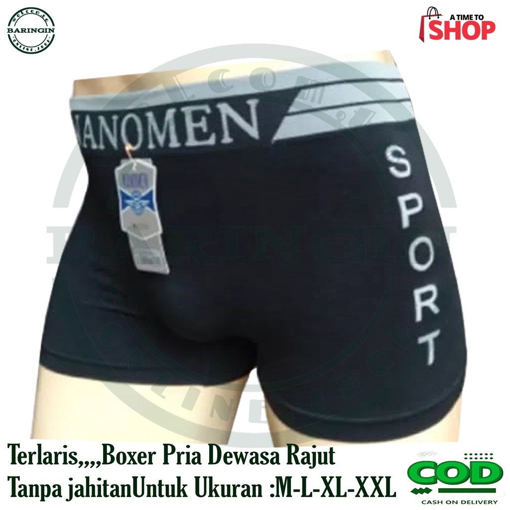 Boxer Pria Dewasa ISI 3 PCS Celana Dalam Pria Dewasa