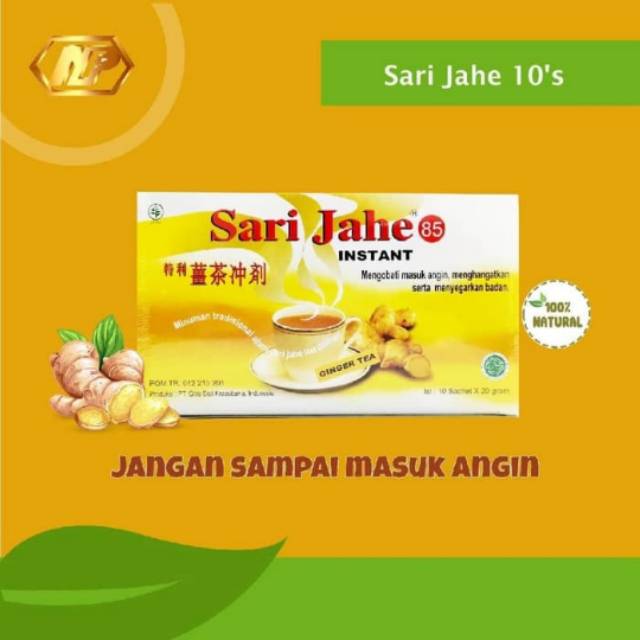 

Sari jahe 85 ginger tea obat masuk angin tradisional