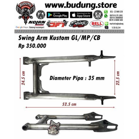 Dijual Swing arm custom gl megapro cb  Berkualitas