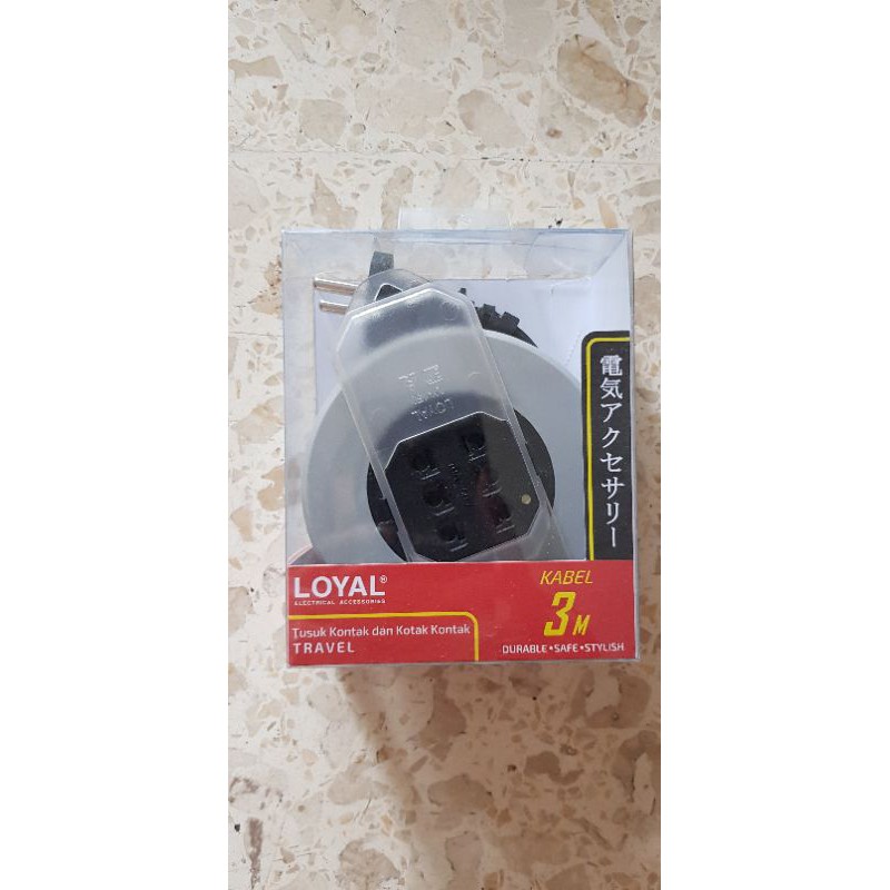 Stop Kontak / kabel Rol / kabel Box Travel Loyal LY150