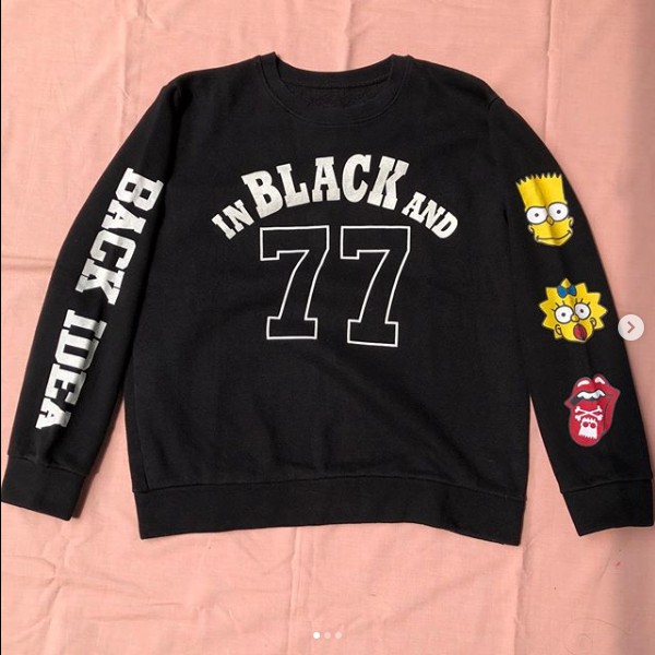 SIMPSONS  CREWNECK SWEATER JACKET