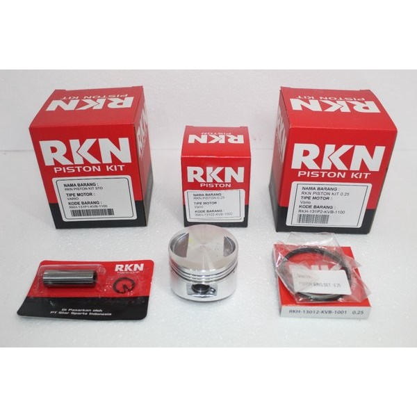 Seher Piston Kit Honda Vario 110 Lama Karbu KVB OS STD 0.25 0.75 1.00