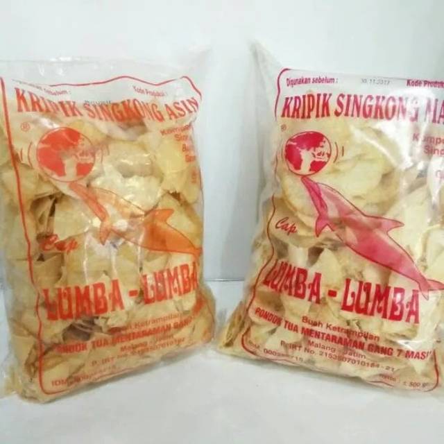 Keripik Kripik Singkong Cap Lumba Lumba Malang Besar 500 Gr Shopee Indonesia