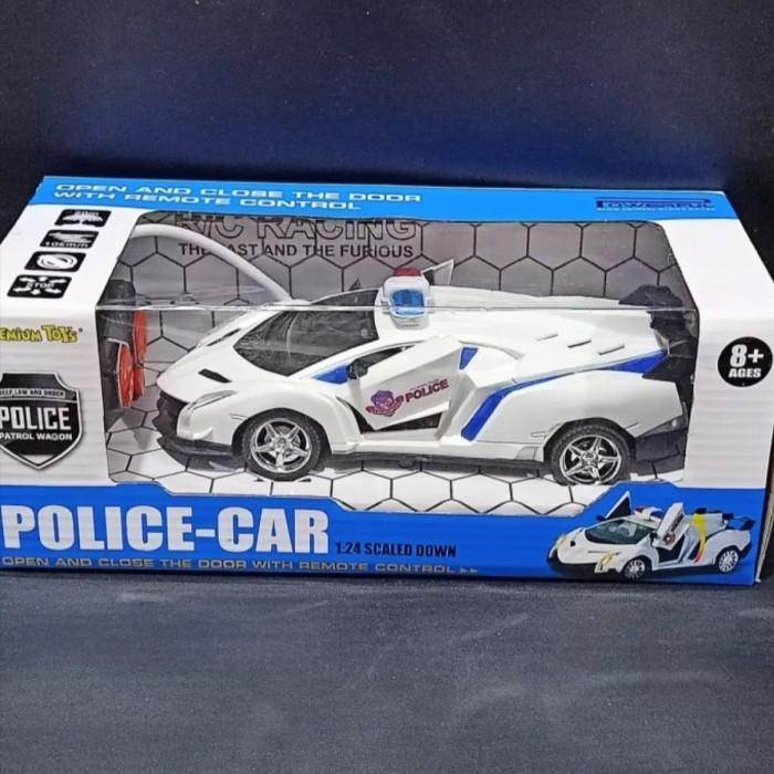 Mobil Remot Mainan Anak Mobil Polisi Remot Control
