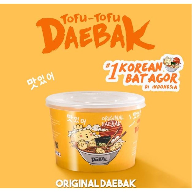 

Tofu - Tofu Daebak Korean Batagor Instan Original Daebak 110gr