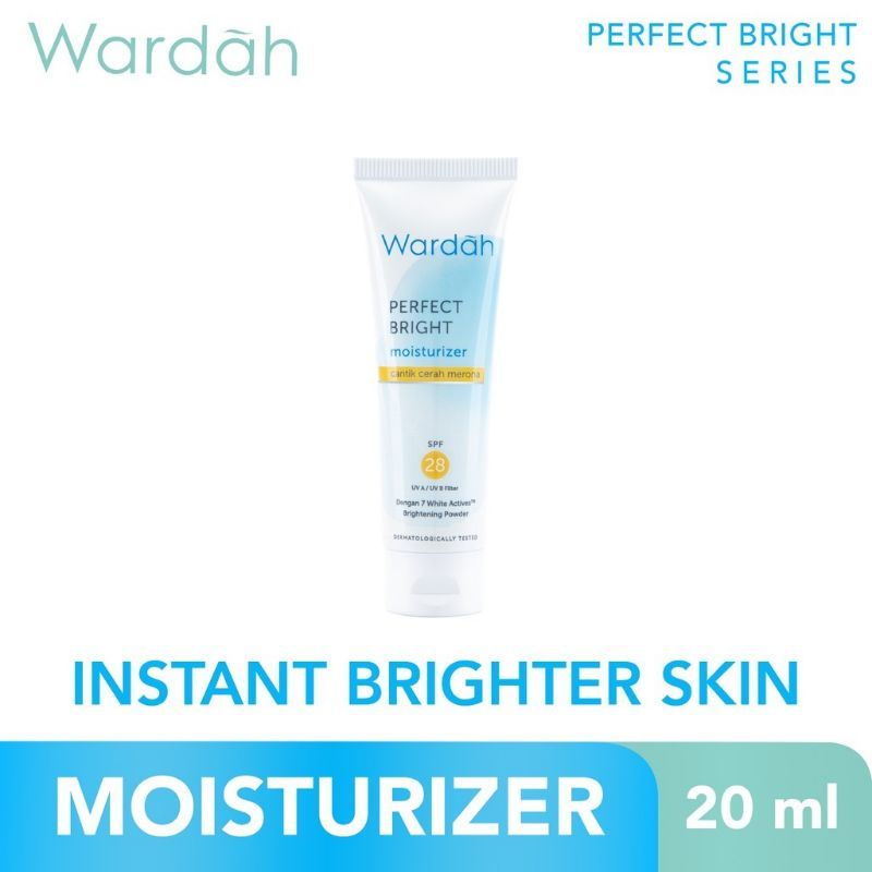 Wardah Perfect Bright Moisturizer SPF28/20ml/Wardah Pelembab