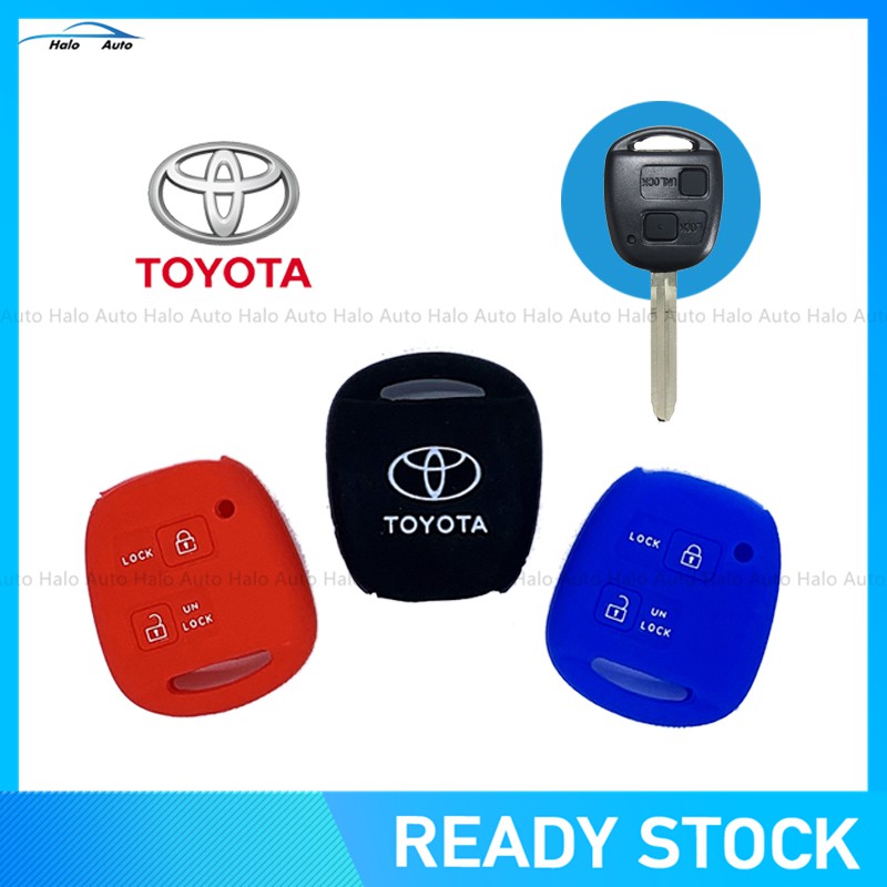 TOYOTA Cover Sarung Silicon Silikon Keyshirt Remote Kunci Mobil