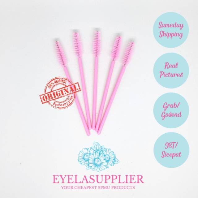 mascara wand sisir bulu mata disposal kuas brush maskara