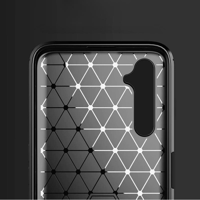 Silicon Case Realme 6 Realme 6 Pro (6.6) Realme Narzo Softcase iPAKY Carbon Cover Casing - Hitam