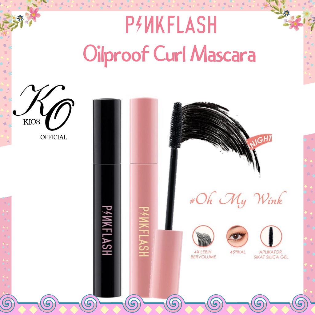 Pinkflash Oilproof Curl Mascara | Day Mascara | Night Mascara