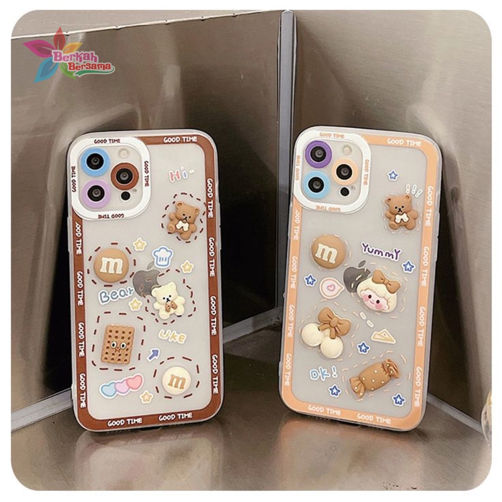 SS097 SOFTCASE 3D IPHONE 6 6+ 7 7+ 8 8+ X XS XR MAX BB6578