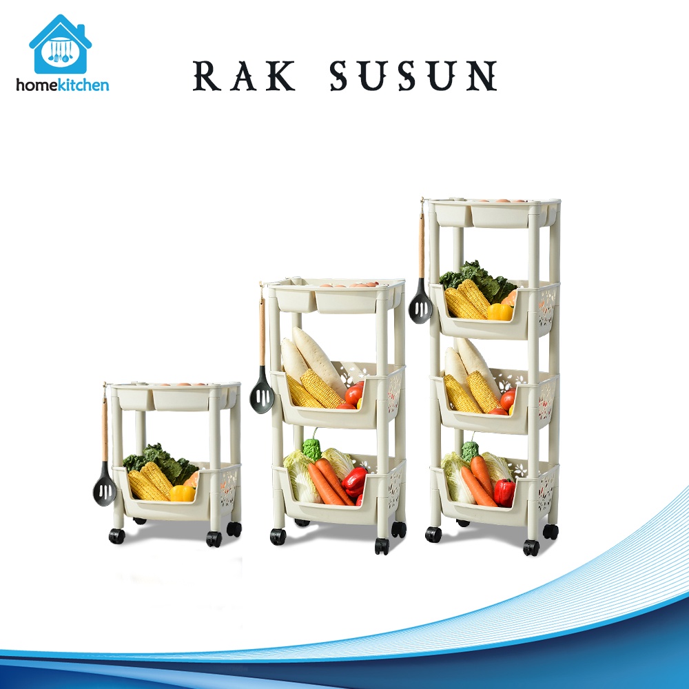 RAK SAYUR SUSUN - RAK PENYIMPAN SAYURAN 4 SUSUN - RAK SUSUN [HomeKitchen]