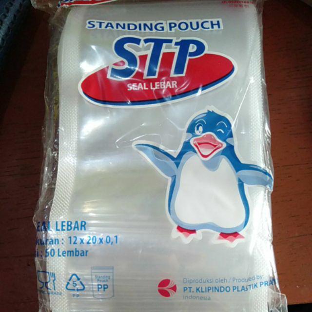 Standing Pouch Zipper Plastik Pp Klip 12x20