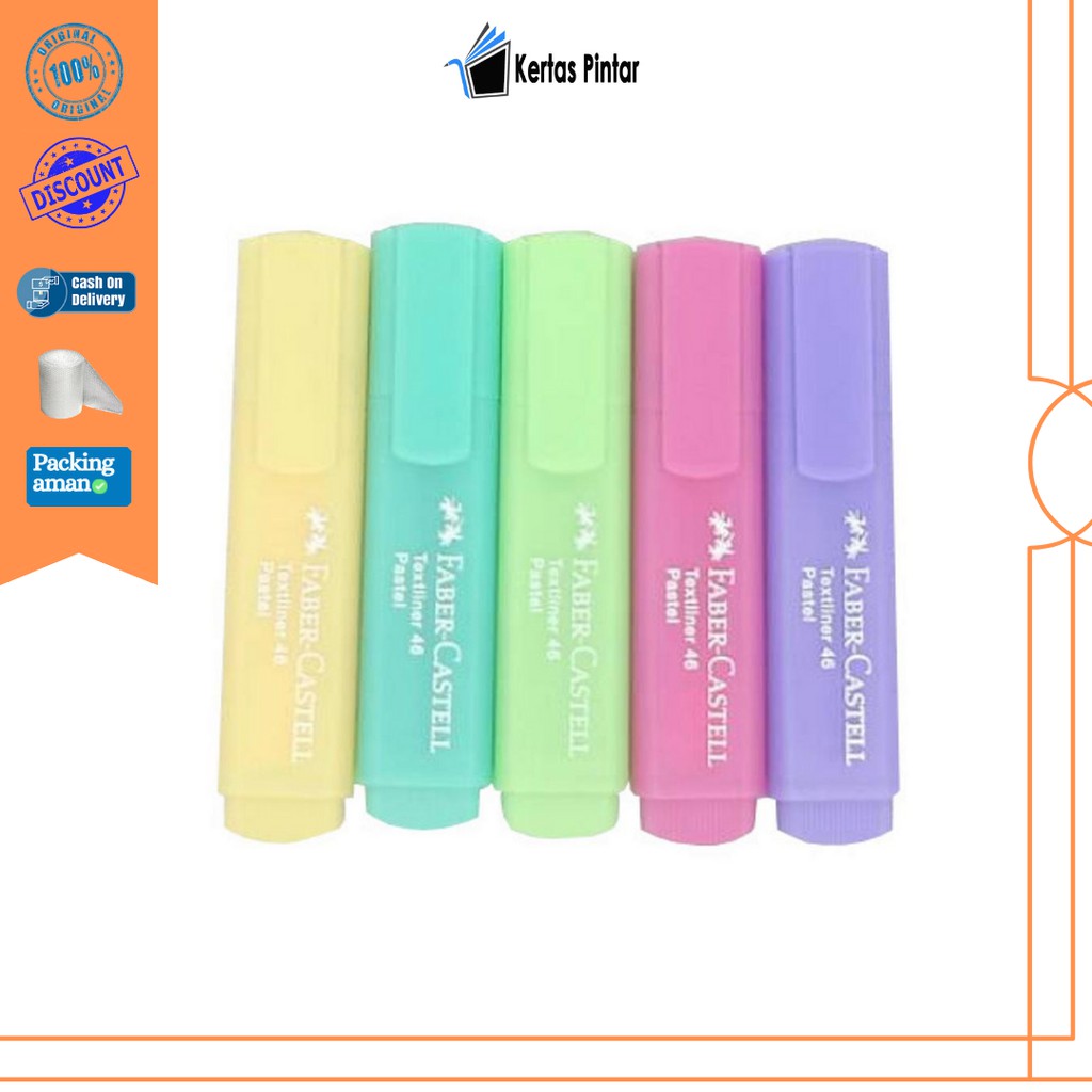 

TEXTLINER 46 PASTEL FABER CASTELL STABILO FABER CASTELL