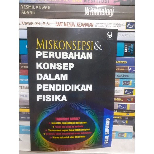 Miskonsepsi & Perubahan Konsep dalam Pendidikan Fisika.Paul Suparno