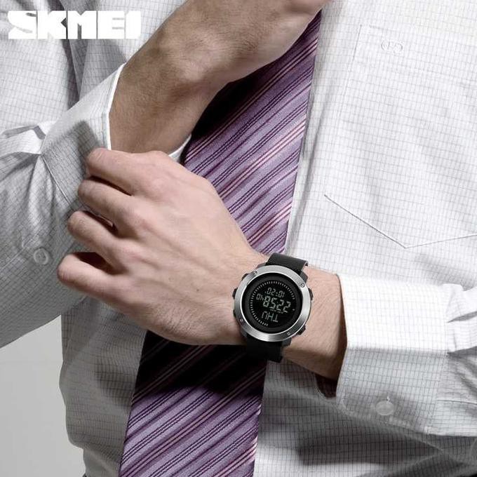 JAM TANGAN SKMEI Jam Tangan Kompas Digital Pria - Hitam SKMEI