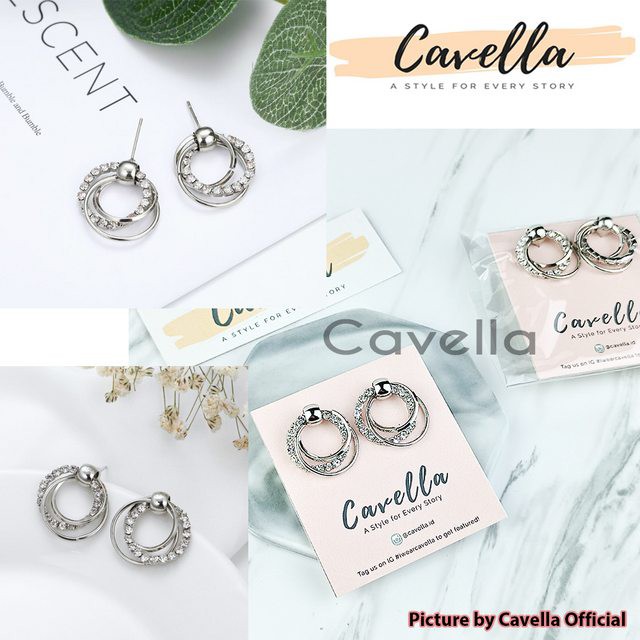 Premium Earring Anting by Cavella - Model : Adorabella ER006